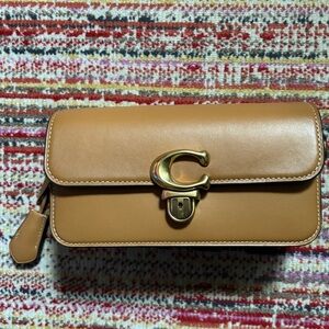 Coach Studio Baguette Bag in Light Camel